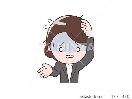 患冷汗的女商人 患冷汗的女商人 117911488