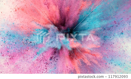 Coloured Powder Explosions, Holi Smoke Colours. 117912093