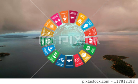 17 Global Goals Concept Earth Plexus Design Motion Graphic Animation. High quality 4k footage 17 Global Goals Concept Earth Plexus Design Motion Graphic Animation. High quality 4k footage 117912198
