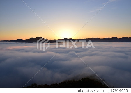 從黑井城遺址看到筱山盆地的丹波霧(雲海) 從黑井城遺址看到筱山盆地的丹波霧(雲海) 117914033