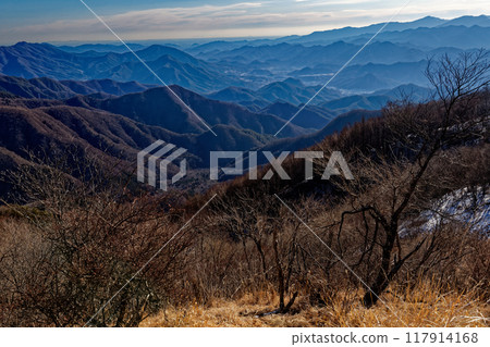 Mountains along the Chuo Line as seen from Minamidaibosatsu/Hamaivamaru 117914168