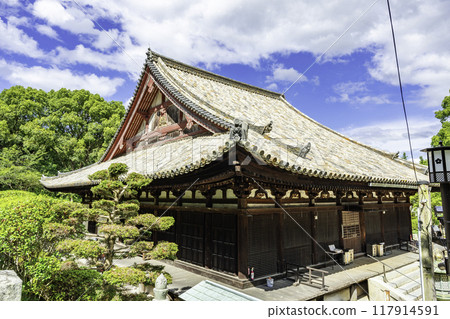 52nd of the 88 Shikoku Temples: Taisanji Temple, Main Hall, Matsuyama City, Ehime Prefecture 52nd of the 88 Shikoku Temples: Taisanji Temple, Main Hall, Matsuyama City, Ehime Prefecture 117914591
