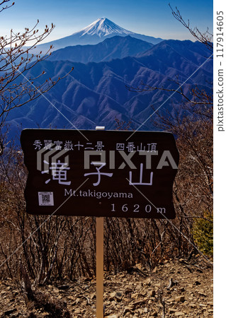 冬季從T子山看富士 冬季從T子山看富士 117914605