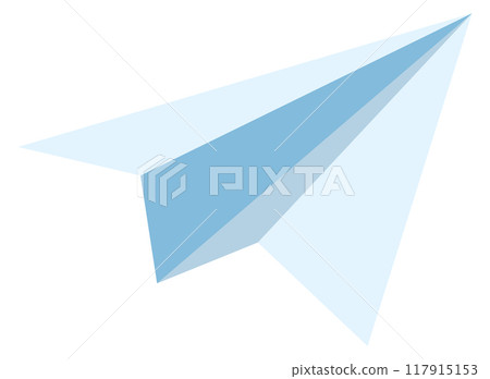 Paper aircraft symbol. Flying origami plane icon Paper aircraft symbol. Flying origami plane icon 117915153