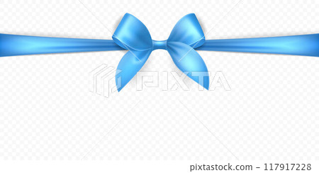 Vector Realistic Silk Blue Gift Ribbon, Satin Bow for Greeting Card, Gift, Isolated. Bow Design Template, Concept for Birthday, Christmas Presents, Gifts, Invitation, Box Vector Realistic Silk Blue Gift Ribbon, Satin Bow for Greeting Card, Gift, Isolated. Bow Design Template, Concept for Birthday, Christmas Presents, Gifts, Invitation, Box 117917228