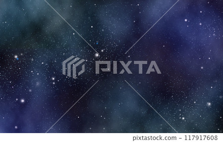 時尚、可愛、美麗的星空背景。無數的星星在夜空中閃爍,營造出神奇的氛圍。藍色, 水 時尚、可愛、美麗的星空背景。無數的星星在夜空中閃爍,營造出神奇的氛圍。藍色, 水 117917608