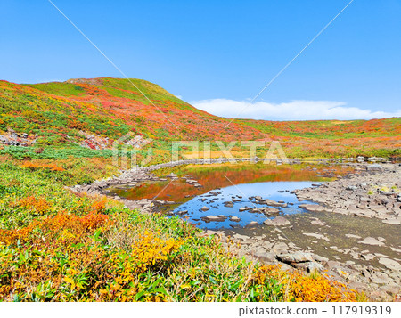 秋天的彌石岳登山（泉池、彌石嶽山頂） 117919319