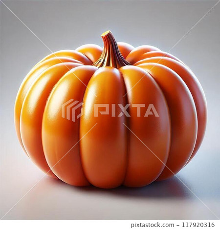 Colorful pumpkins on a black background 117920316