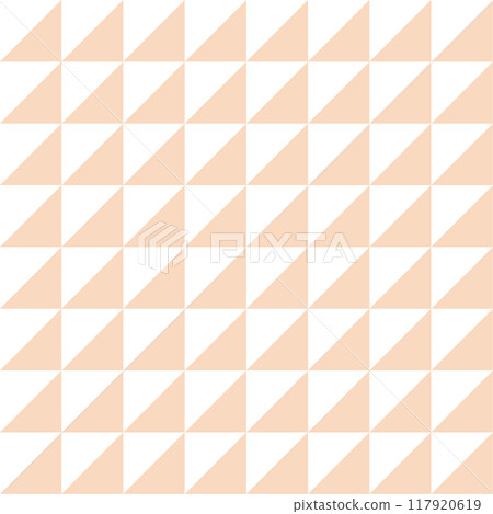 Geometric abstract seamless pattern squares and triangles. Simple shapes in trendy style. 117920619