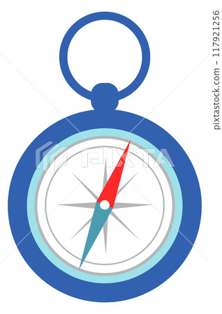 Compass color icon. Navigation symbol. Travel tool Compass color icon. Navigation symbol. Travel tool 117921256