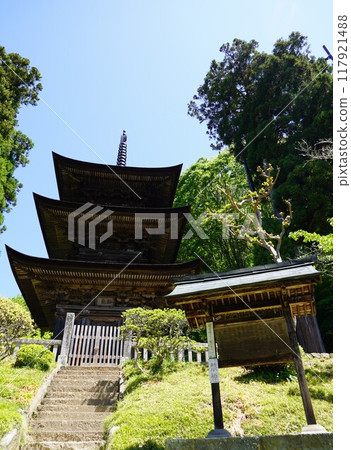 There are many temples in Shiodaira, Kamakura, Shinshu (Daihoji Temple) 117921488