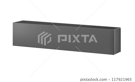 empty black box pack Isolated on a white background empty black box pack Isolated on a white background 117921965