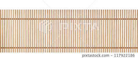 Vertical wooden slats texture for interior decoration, Texture wallpaper background, backdrop Texture for Architectural 3D rendering. 117922186