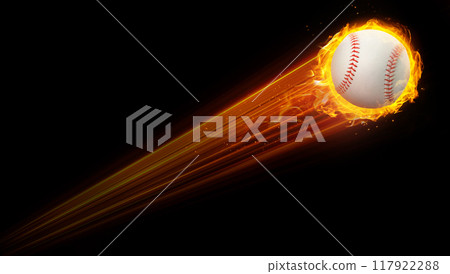 Baseball flies at the speed of light. Baseball flies at the speed of light. 117922288