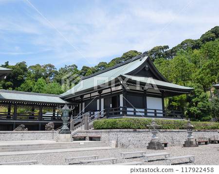 Shizuoka Prefecture, Fukuroi City, Hotaisan, Soneiji Temple, August, Offerings Office Shizuoka Prefecture, Fukuroi City, Hotaisan, Soneiji Temple, August, Offerings Office 117922458