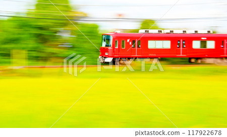 The fast-running Meitetsu 3500 series The fast-running Meitetsu 3500 series 117922678