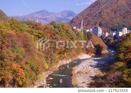 日光市鬼怒川溫泉秋葉和鬼怒川線下降 日光市鬼怒川溫泉秋葉和鬼怒川線下降 117923856