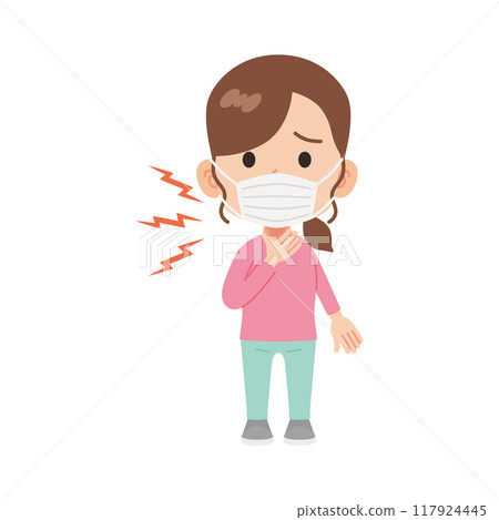 Sore throat mask 117924445