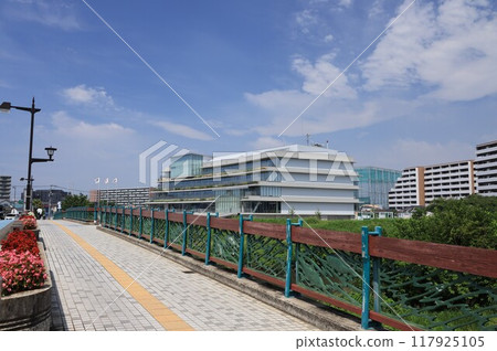 A view of Iroha Bridge and Shiki City Hall in Shiki City, Saitama Prefecture A view of Iroha Bridge and Shiki City Hall in Shiki City, Saitama Prefecture 117925105