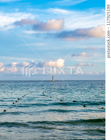 Seascape view of white sand beach in Thailand Seascape view of white sand beach in Thailand 117925199
