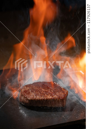 Meat, Teppanyaki, Flambé 117926137