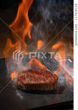 Meat, Teppanyaki, Flambé 117926138