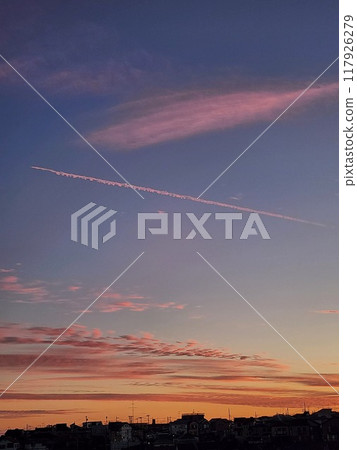 Sunset sky cloud Sunset sky cloud 117926279