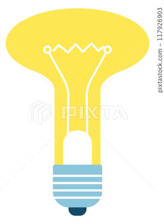 Electric light icon. Energy symbol. Power lamp Electric light icon. Energy symbol. Power lamp 117926903