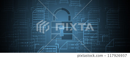 Futuristic data sequences in a holographic folgers technology display 117926937
