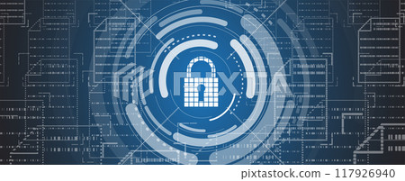 Holographic folgers and glowing data threads in cyber security realm Holographic folgers and glowing data threads in cyber security realm 117926940