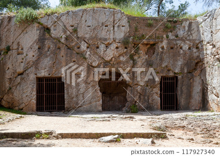 The prison of Socrates in Athens The prison of Socrates in Athens 117927340