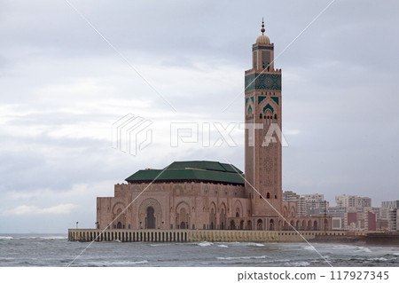 The Hassan II Mosque in Casablanca The Hassan II Mosque in Casablanca 117927345