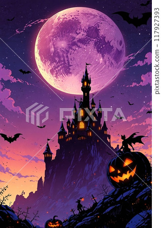 Halloween poster background image 117927393