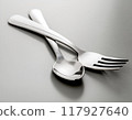 勺子和叉子 117927640