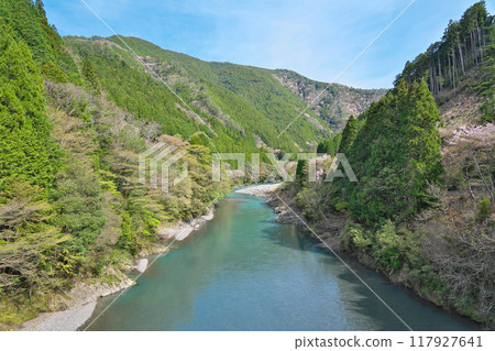 [日高川（龍神村）] 和歌山縣田邊市龍神村廣井原橋 117927641