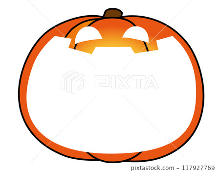 Halloween big-mouth pumpkin 117927769
