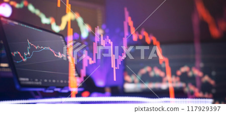 Background of economic trends for business ideas and trading on stock exchanges. Abstract finance background. Background of economic trends for business ideas and trading on stock exchanges. Abstract finance background. 117929397