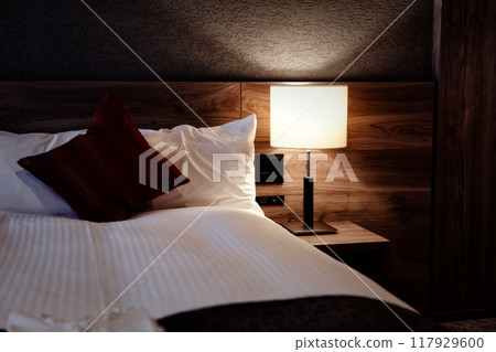 Bedside lamp to light up the room at night Bedside lamp to light up the room at night 117929600