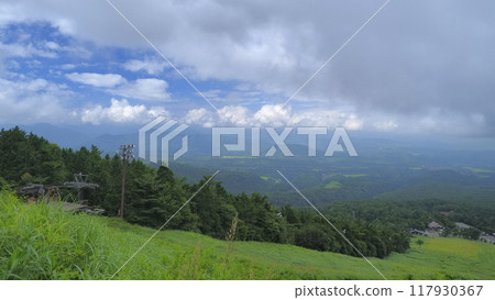 View from the Tottori Masumizu Highland Lift Summit Observatory 4 (August) 117930367