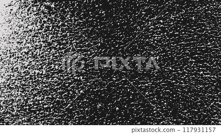 Grunge white and black background. Noise texture. Vector illustration for posters, covers and other designs. 117931157