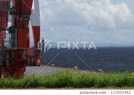 Tokyo Bay as seen from the Aomi area 117931442