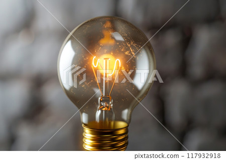 Glowing light bulb.Concept of big ideas inspiration, innovation, invention, effective thinking. Glowing light bulb.Concept of big ideas inspiration, innovation, invention, effective thinking. 117932918