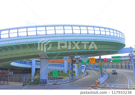 Scenery of the Kurokawa entrance/exit of the Nagoya Expressway, Nagoya City, Aichi Prefecture Scenery of the Kurokawa entrance/exit of the Nagoya Expressway, Nagoya City, Aichi Prefecture 117933236