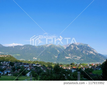 View of Oberschan, Switzerland 117933992