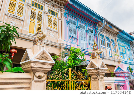 新加坡加東,多元文化風格的房屋林立 新加坡加東,多元文化風格的房屋林立 117934148
