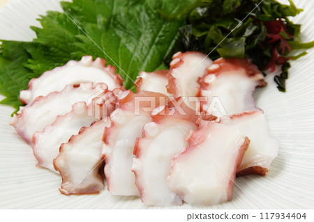 章魚生魚片 117934404