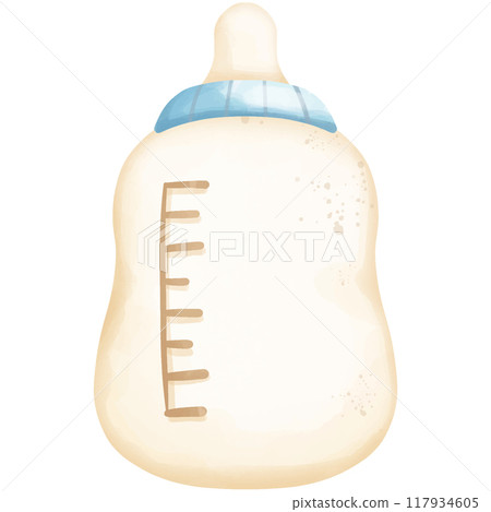 baby bottle of milk baby bottle of milk 117934605