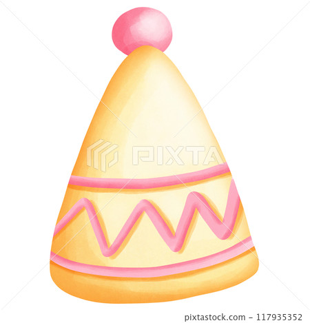 colorful donut on white background 117935352