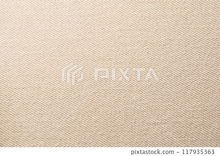 Marco photography of fabric denim texture background textile meterial theme wallpaper beige color 117935363