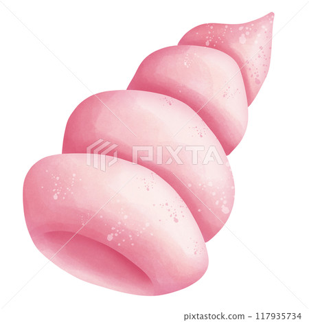 pink flamingo pink glaze isolated on white 117935734